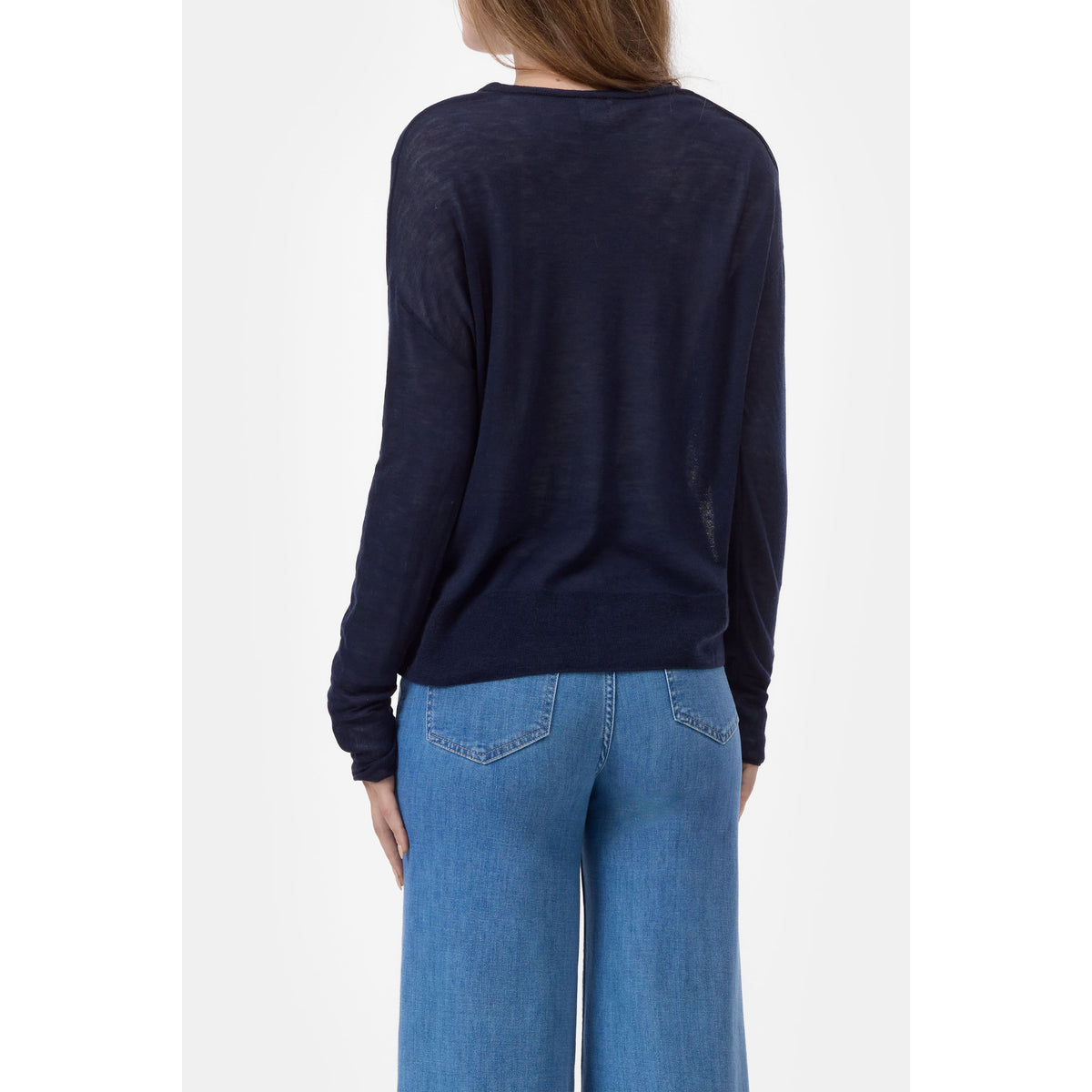 Closed Women's Pure Wool Fine Knit - Dark Night Black