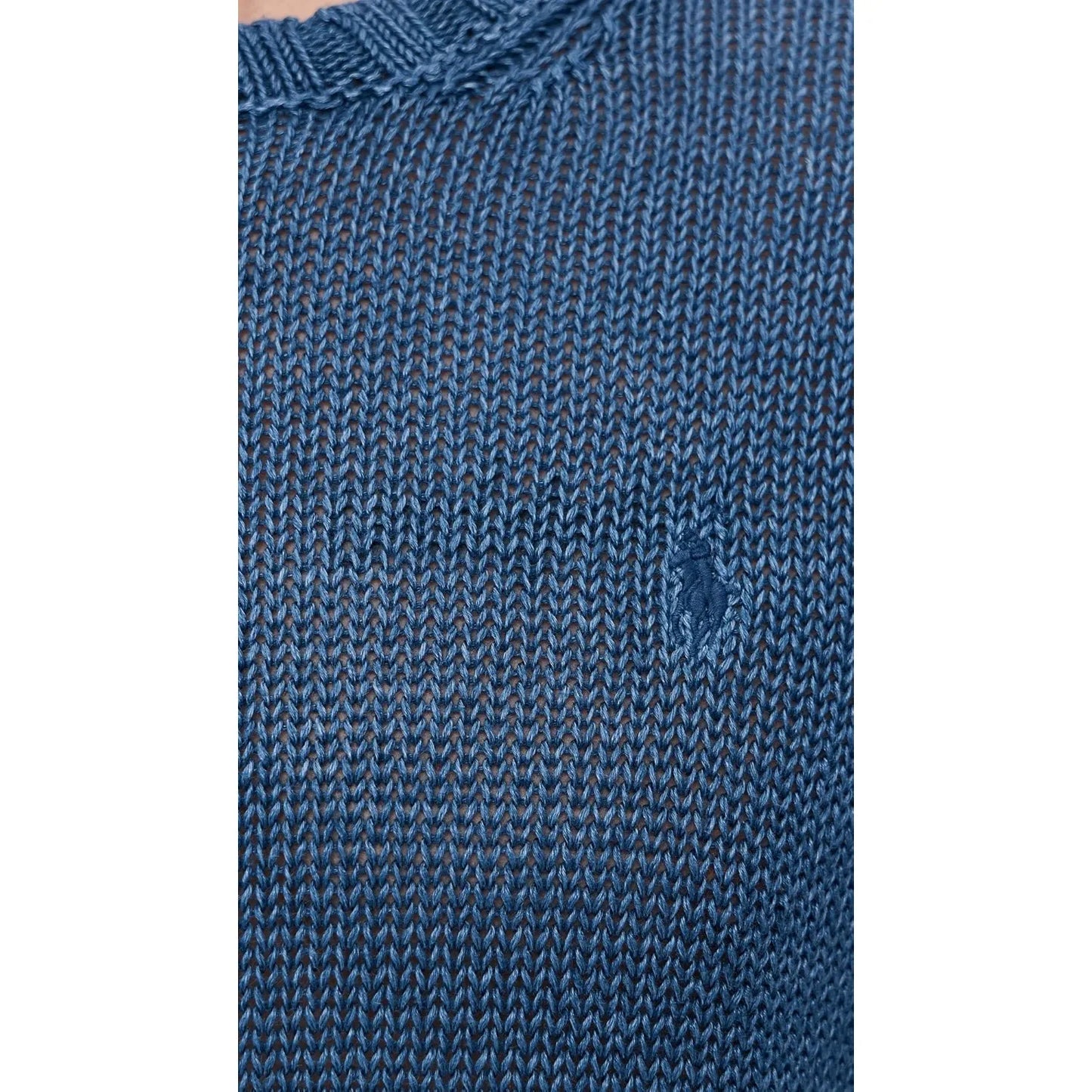 Washed Pigment Linen Sweater - Oilite Navy - DUNE + SALT