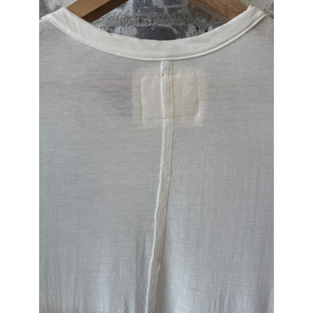 V::Room SS Hi-Soft Jersey 'Narrow Neck' Crew - White Dark Gray
