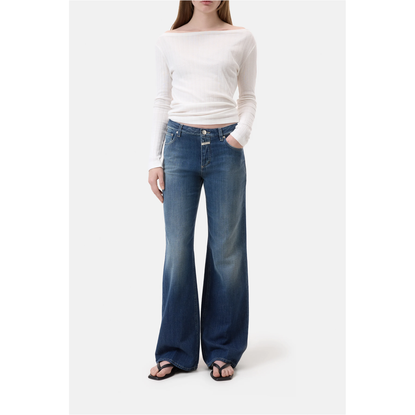 Gillan Wide Jean - Dark Blue - DUNE + SALT