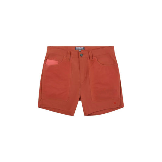 Men's 7incher Field Short - Terra Red/Red - DUNE + SALT