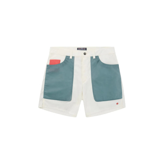 Men's 7incher Field Short - Off-White/Stormy Blue - DUNE + SALT