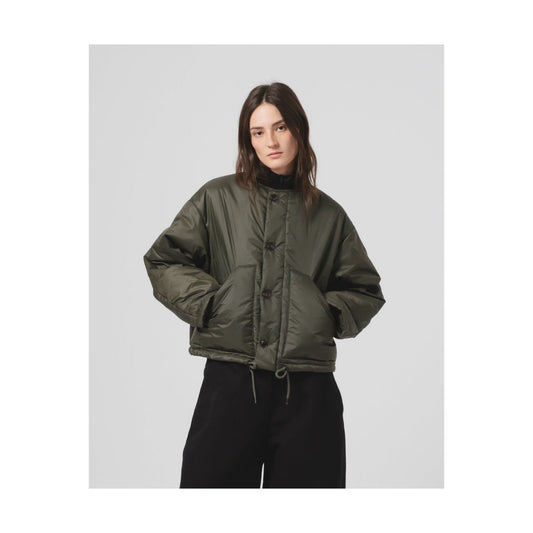 G.O.D Nuclear Padded Nylon Jacket - Dusty Green - DUNE + SALT