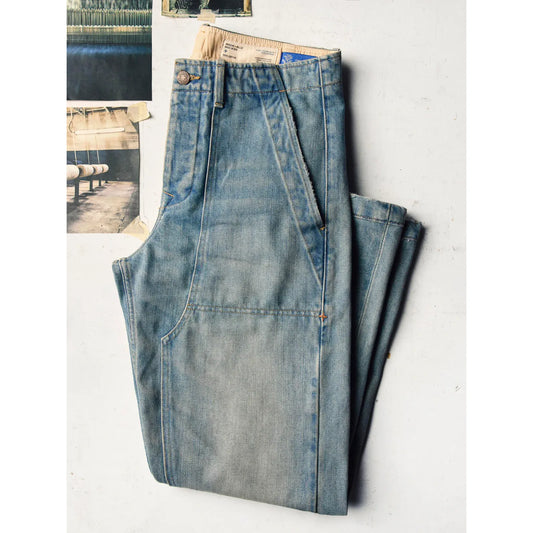 Hencye Workpant - Natural Indigo - DUNE + SALT