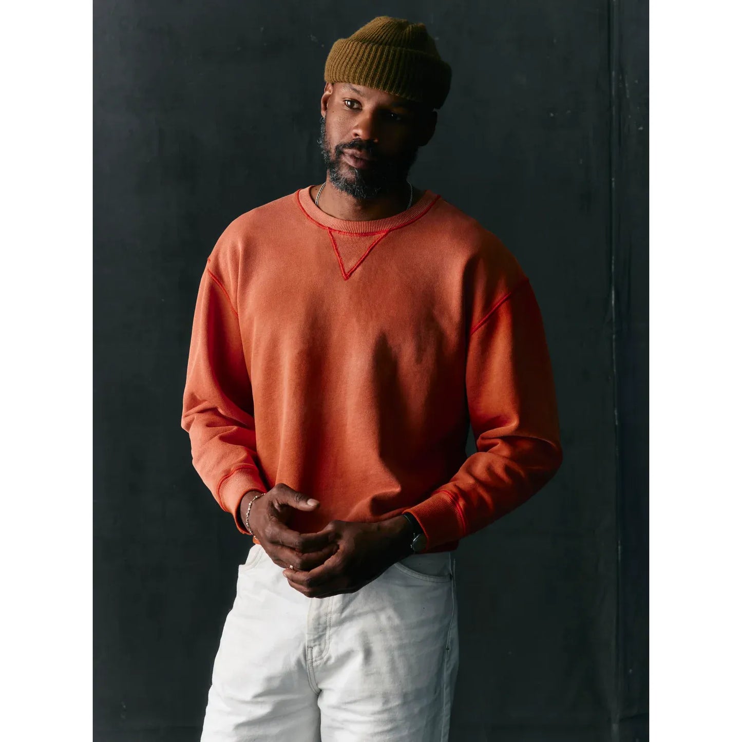 Hilts Sweatshirt - Sunfaded Red - DUNE + SALT