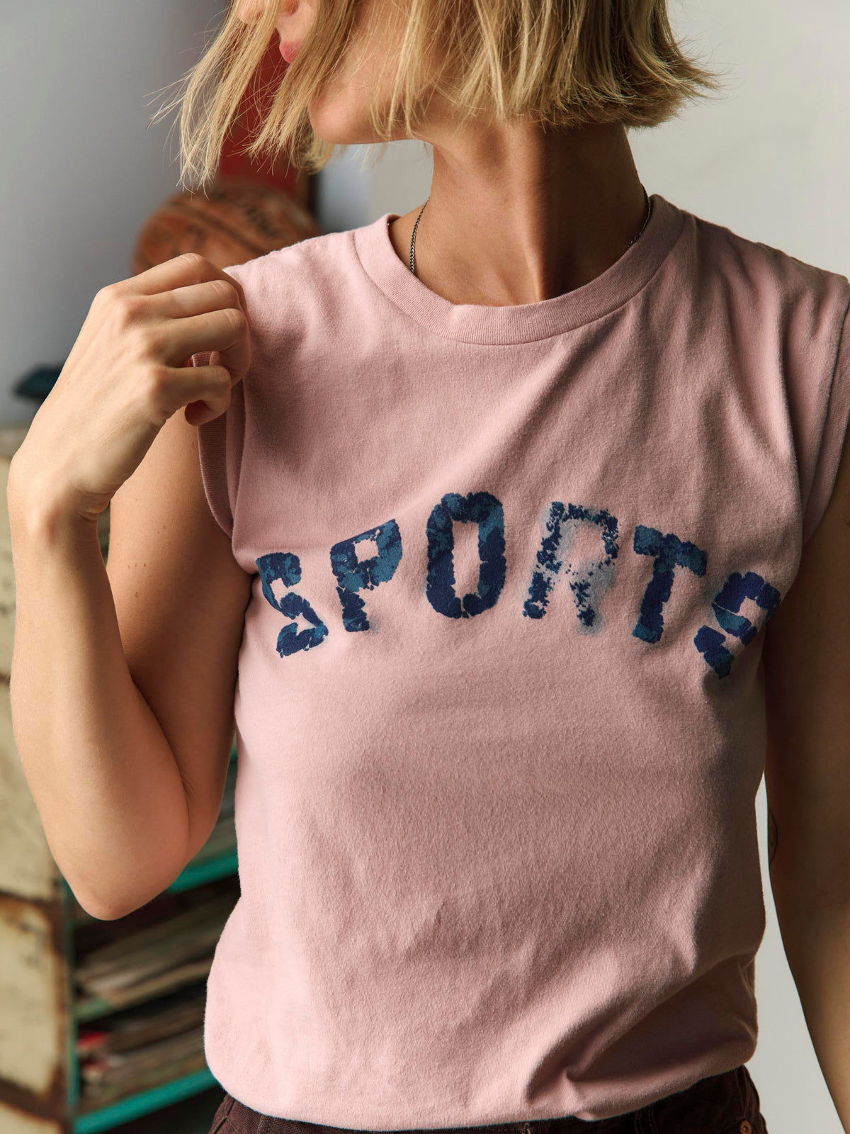 Sports Muscle Tee - Pink