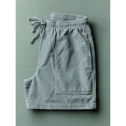 imogene + willie Lounge Cord Short - Sunfaded Blue Light Slate Gray