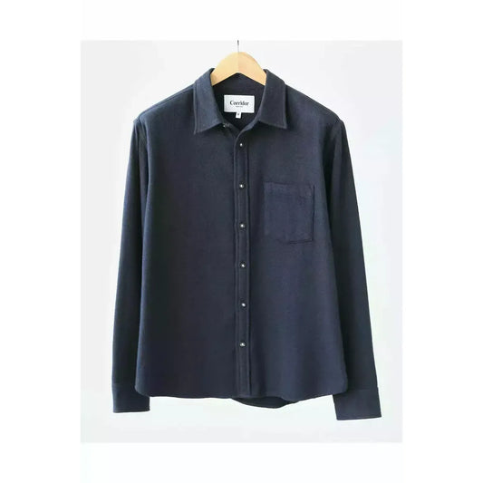 LS Recycled Flannel - Navy - DUNE + SALT