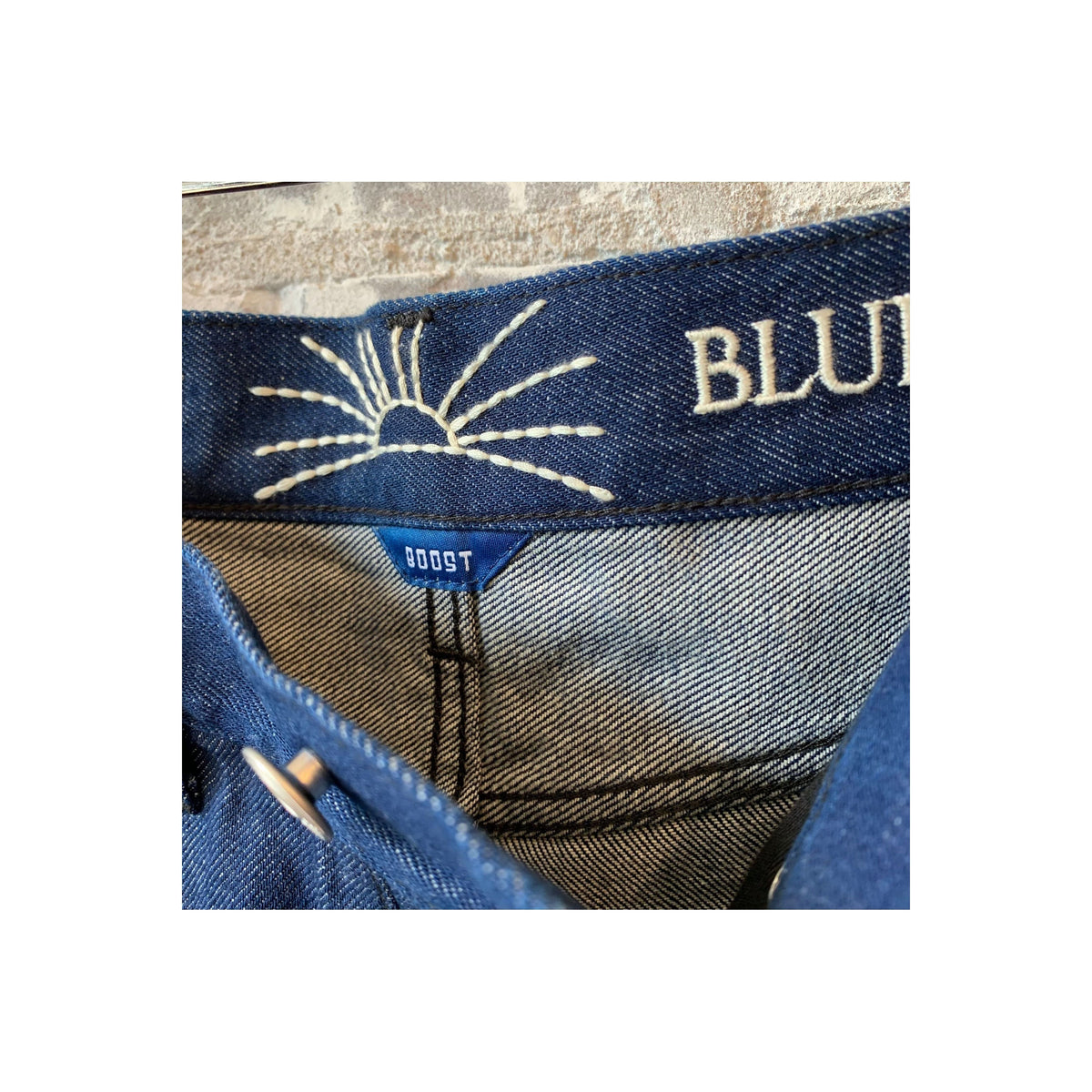 Women's Boost Jean by Daily Blue in Nite wash, showcasing fitted denim style with classic five-pocket design.