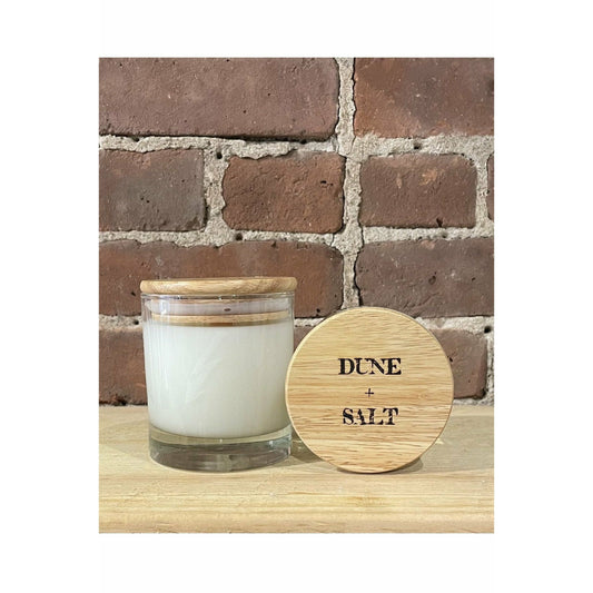 Dune and Salt Soy Candle 8 oz - "Surf Shack" Dim Gray