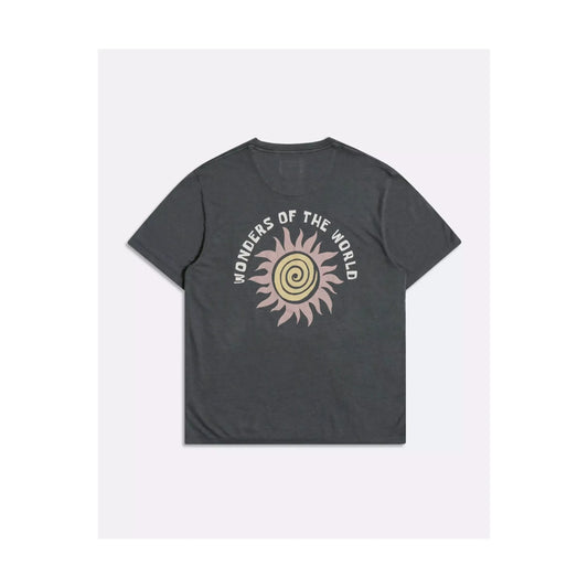 Wonders Sun Swirl Print Graphic T-Shirt - Blue Night - DUNE + SALT
