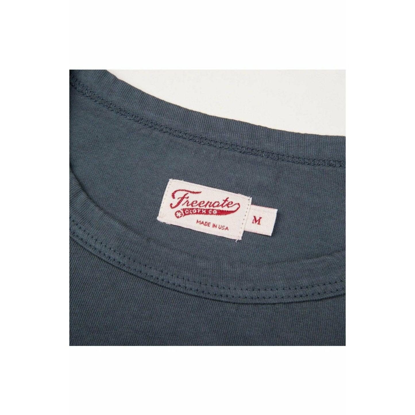 Freenote Cloth 9 Ounce Pocket T-Shirt - Faded Blue Dark Slate Gray