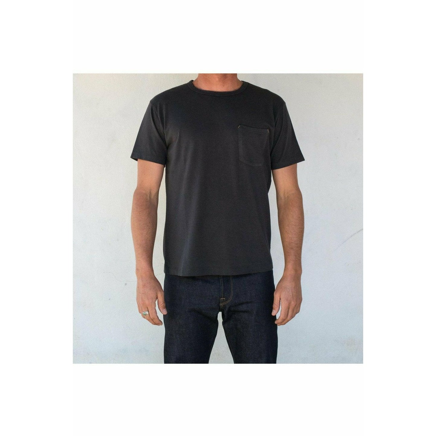 Freenote Cloth 9 Ounce Pocket T-Shirt - Midnight Dark Slate Gray