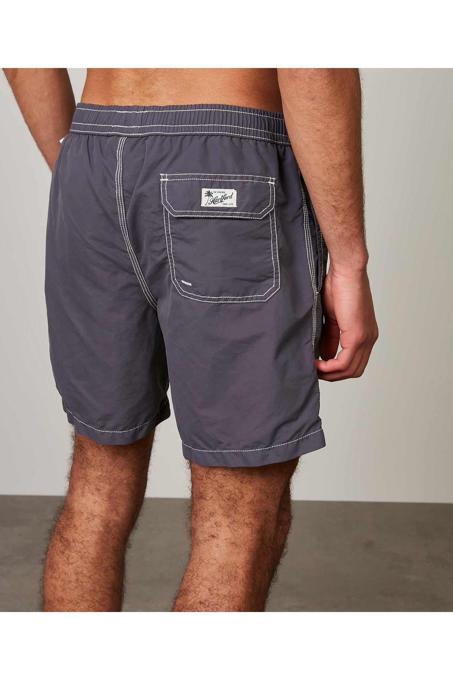 Classic Woven Swim Short - Charcoal - DUNE + SALT