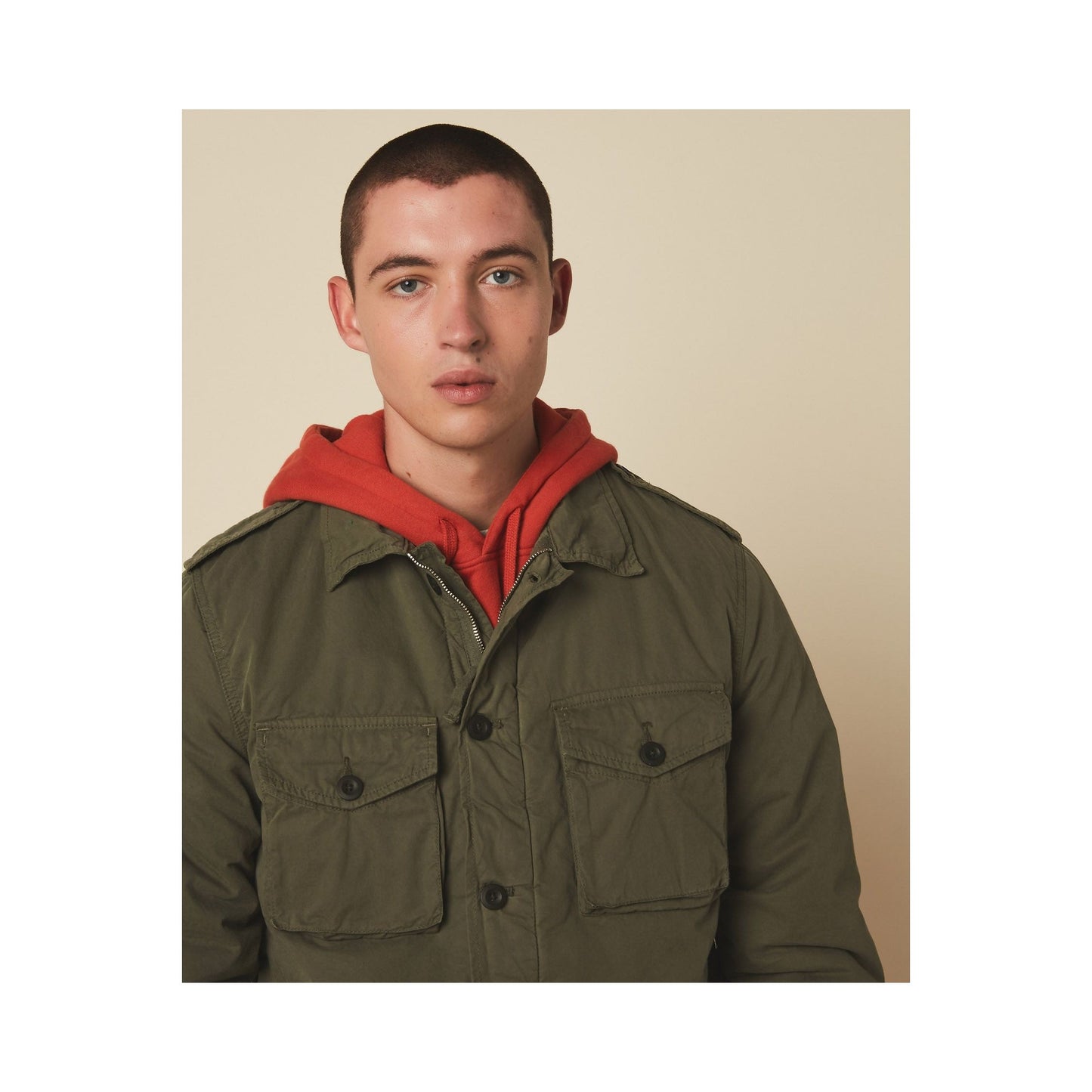 Jonah Military Jacket - Army Green - DUNE + SALT
