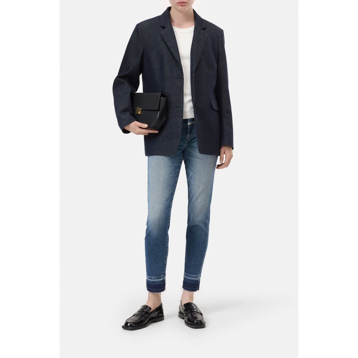 Baker Power Stretch Denim - Dark Blue - DUNE + SALT