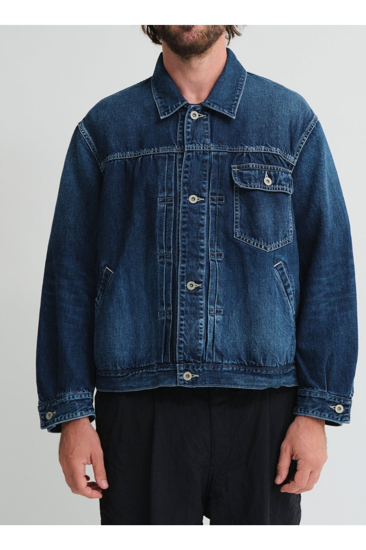 CO/LI Denim Short Jacket - Indigo Blue - DUNE + SALT