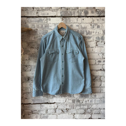 Modern Western 11oz Bleached Denim Shirt