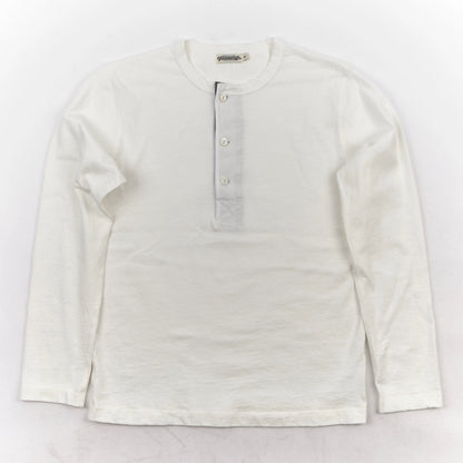 13 Ounce L/S Henley - White - DUNE + SALT