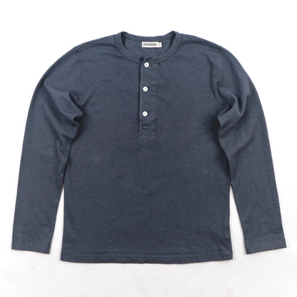 13 Ounce L/S Henley - Faded Blue - DUNE + SALT