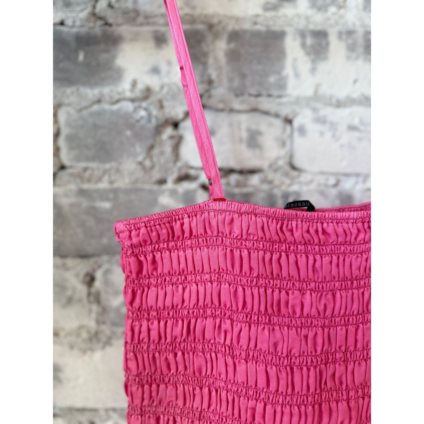 Smocked Crinkle Cami - Bubblegum - DUNE + SALT