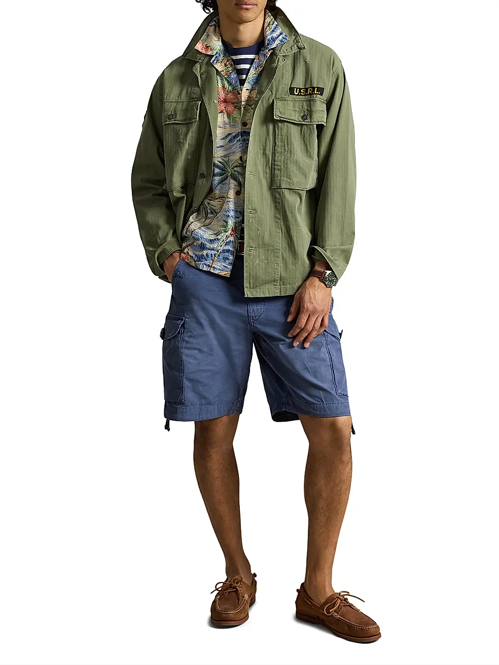 Ripstop Drawstring Cargo Short (8" Inseam) - Old Royal - DUNE + SALT