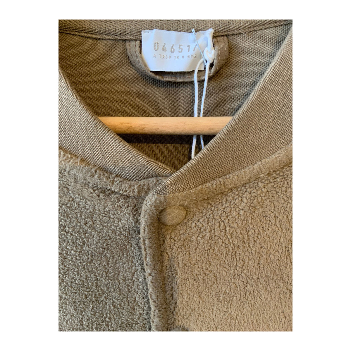 Men's PF Bomber Jacket in taupe, stylish men's outerwear with a classic bomber design and comfortable fit.