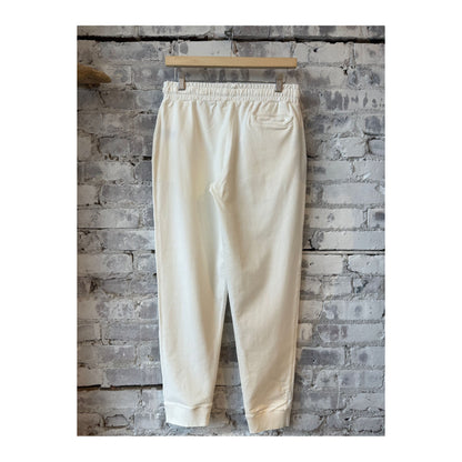 Men's ivory IF Jogger by 04651/ featuring comfortable fit and casual style, shown in a close-up image.