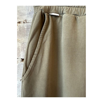 Men's IF Jogger in jungle green fabric, featuring a relaxed fit, elastic waistband, and cuffed ankles for casual style.