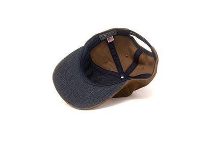 The Ampal Creative DON'T THINK TWICE CORD Snapback - Brown White Smoke