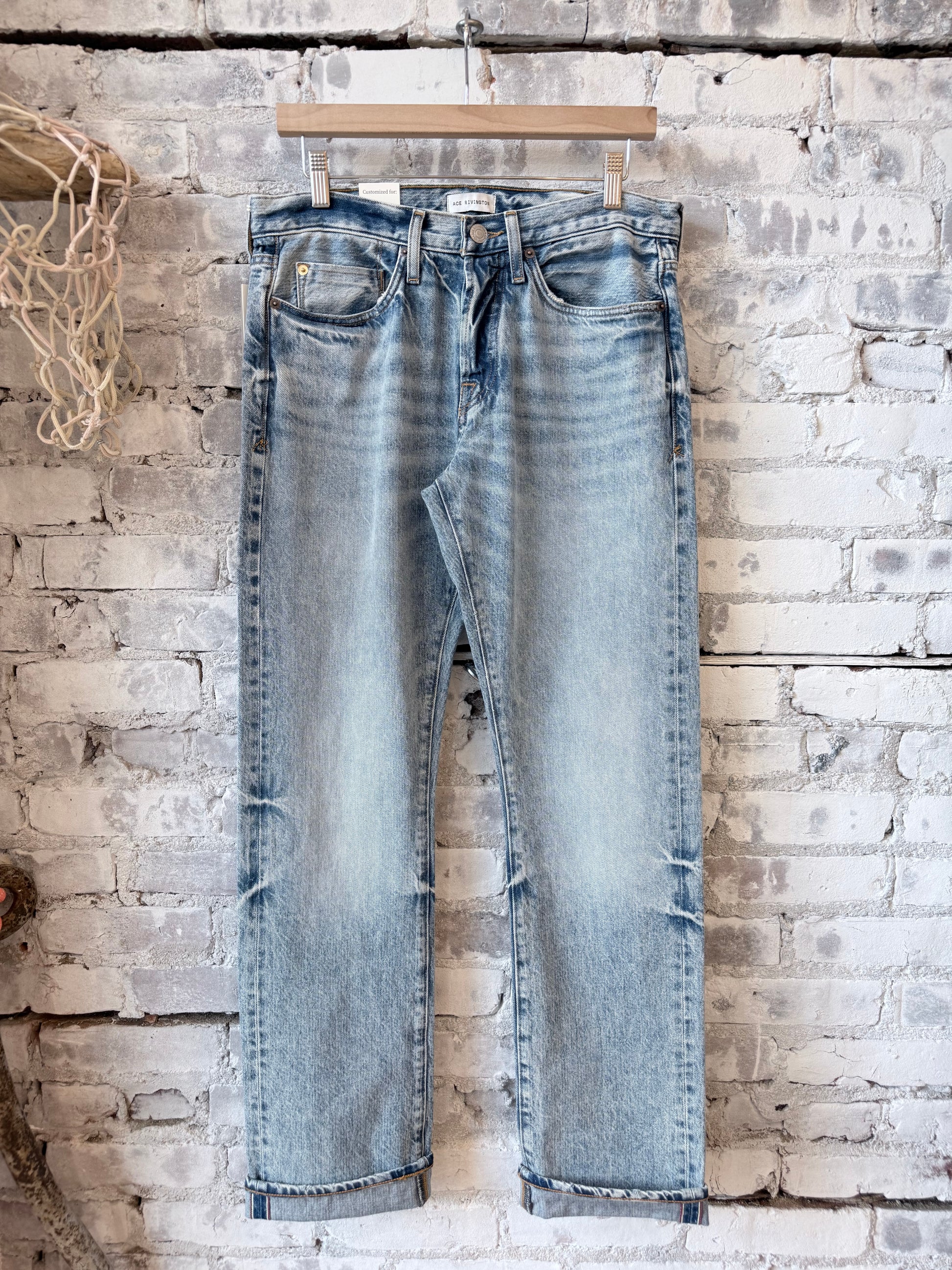 Harlan Straight Archive Selvedge 12oz - Decade Wash - DUNE + SALT