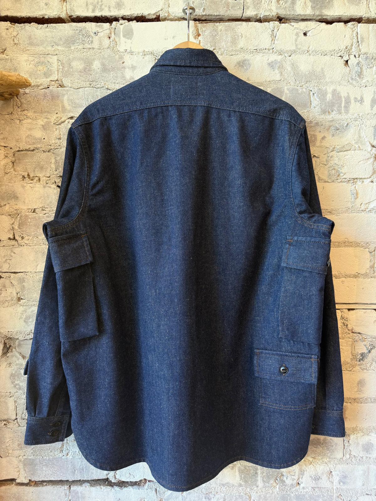 Presidents Camping Cotton/Wool Shirt - Denim Dark Slate Gray