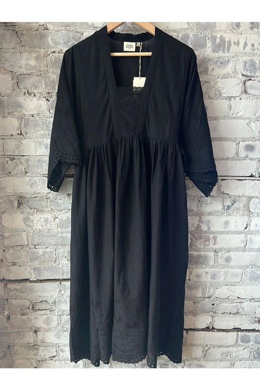 Reggio Woven Dress - Black - DUNE + SALT