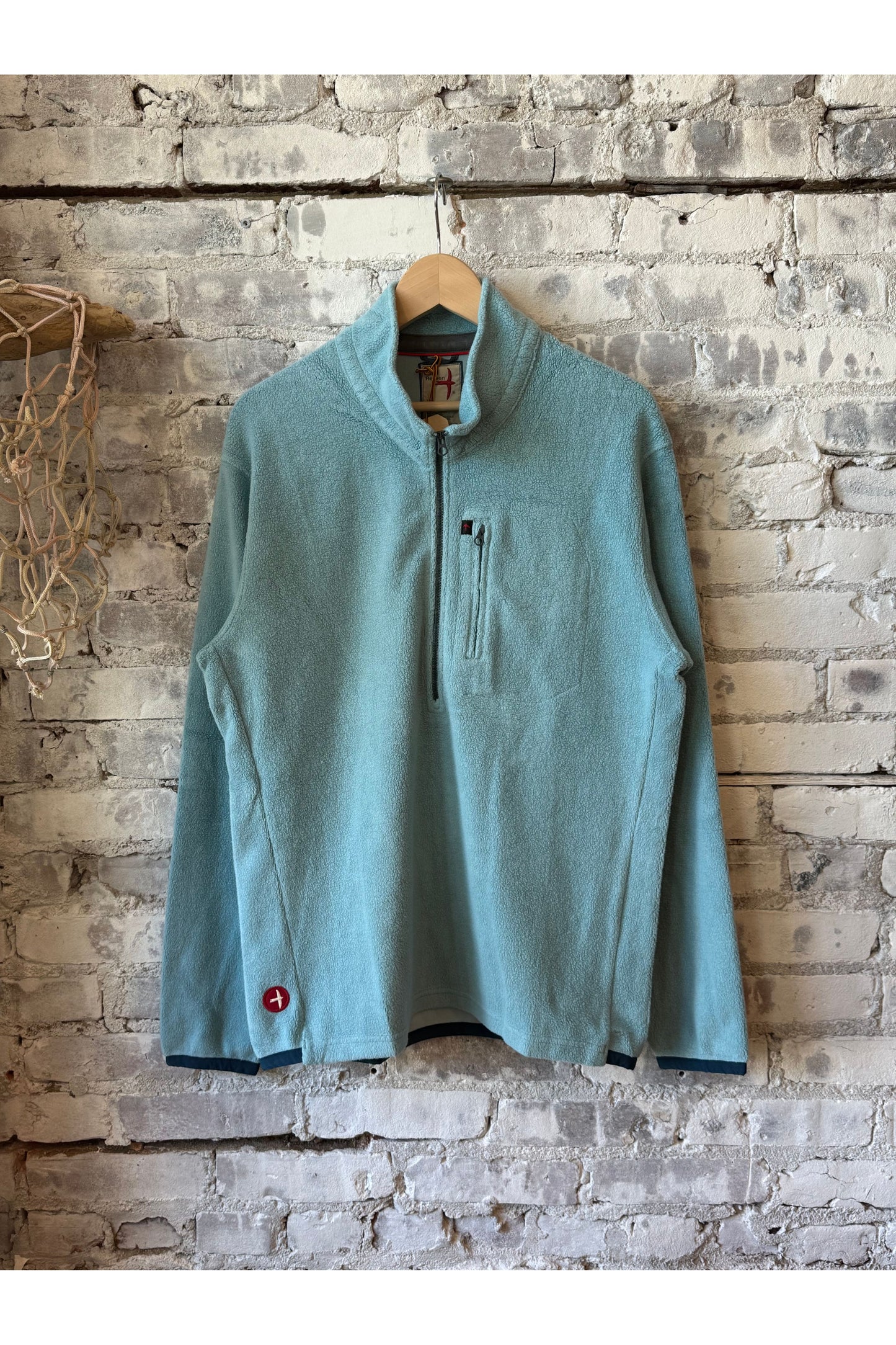 Sheared Fleece Half-Zip - Blue Haze - DUNE + SALT