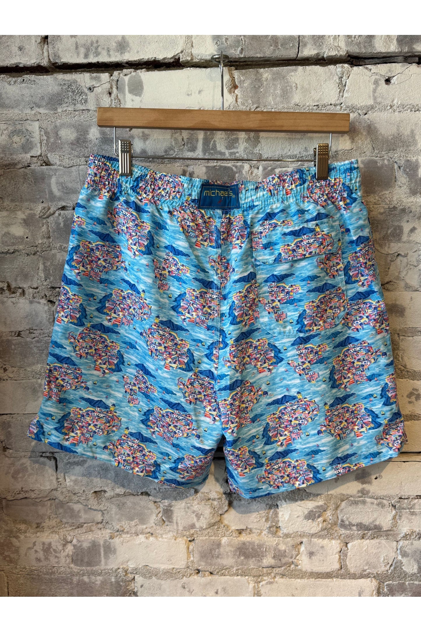 Cyclist Liner Swim Trunks - Santorini Multi - DUNE + SALT