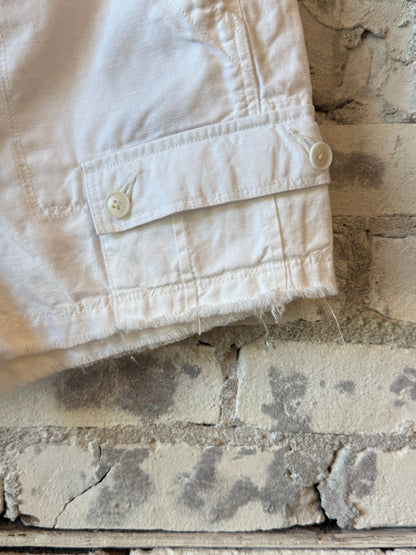 G1 Women's Drill Shorts - White Gray