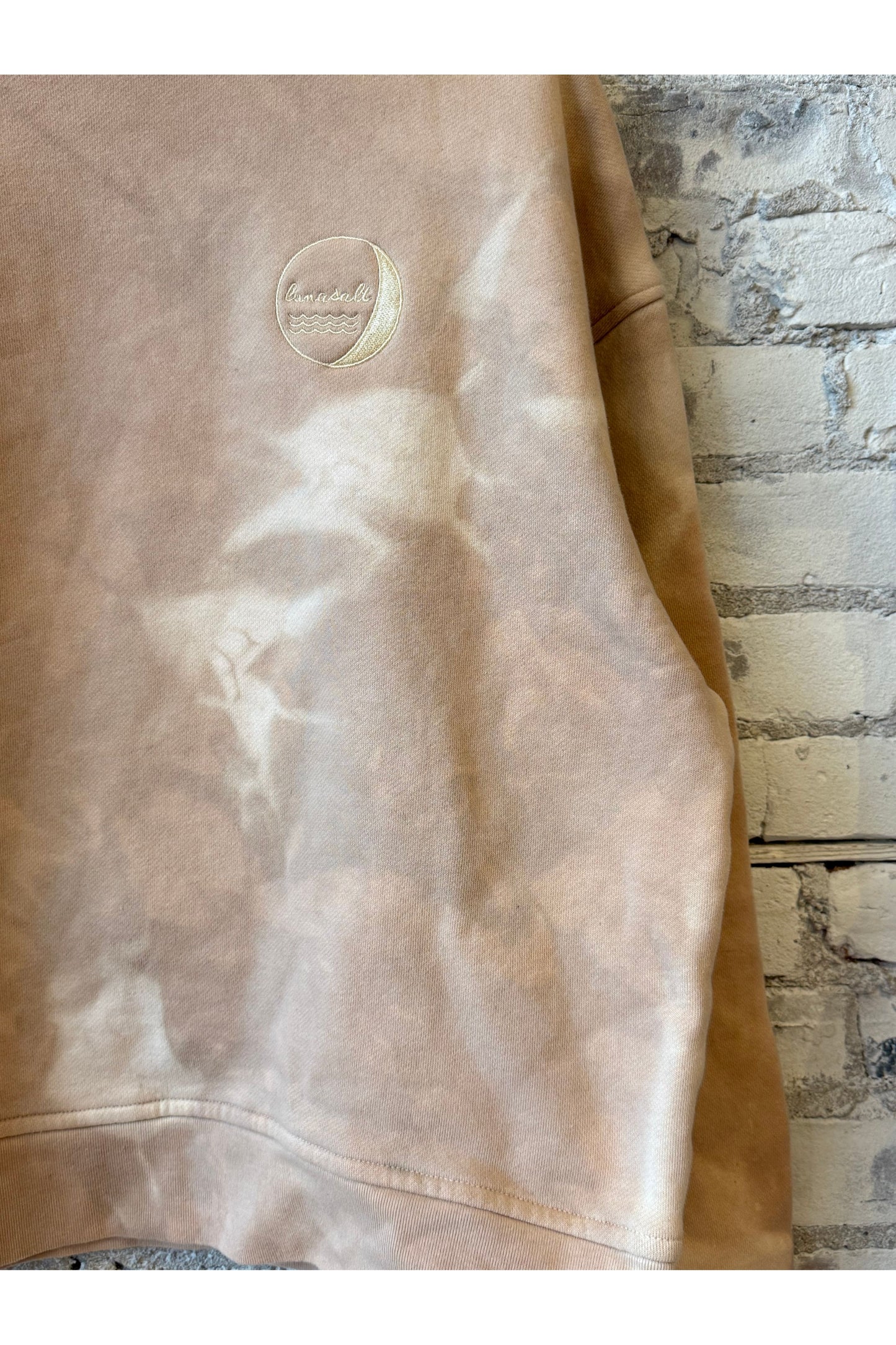 Lunasalt Sea-Washed Crewneck - Blush Pink