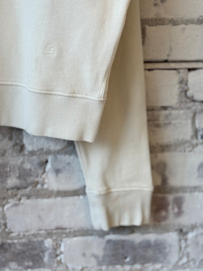 Cropped Retro Fleece Women's Half-Zip Sweatshirt - Cashew - DUNE + SALT