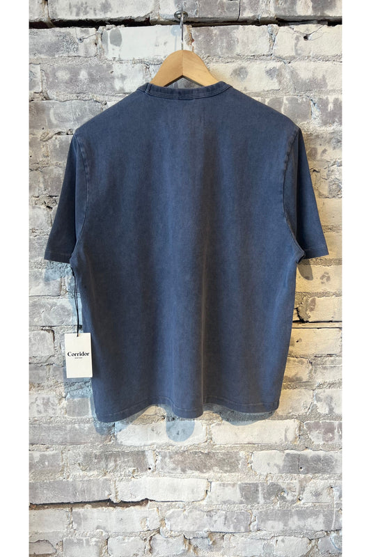 Garment Dyed Tee - Washed Navy - DUNE + SALT