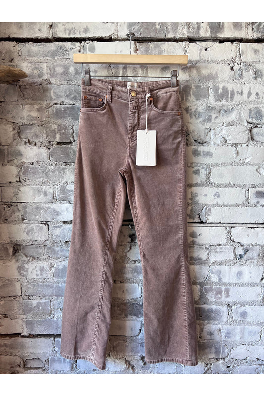 Hi-Sun Velvet Stretch Pant - Biscotti Brown - DUNE + SALT