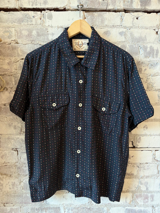 Jove 50's Shirt - Navy - DUNE + SALT