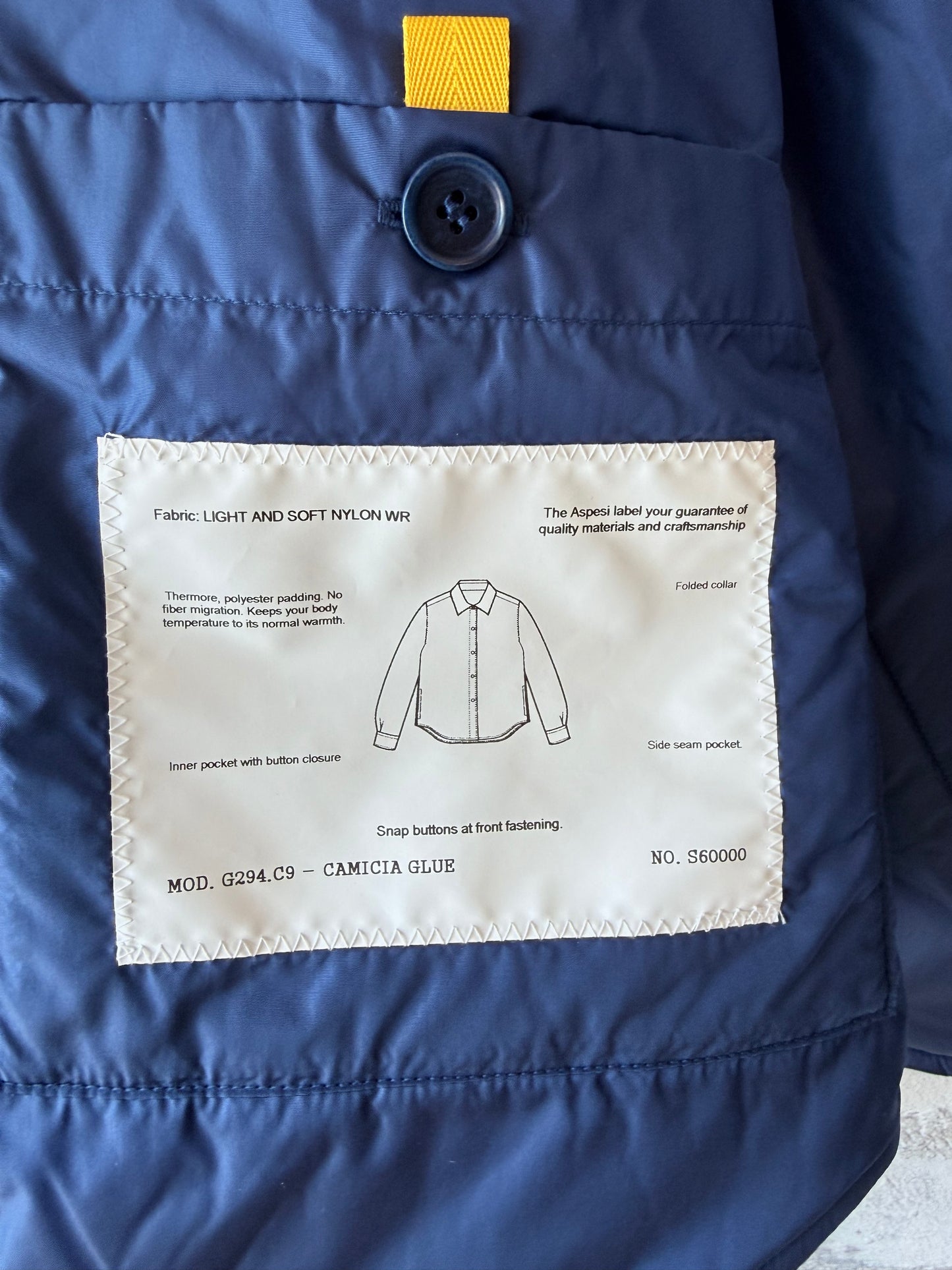 Padded Nylon Overshirt - Light Blue - DUNE + SALT