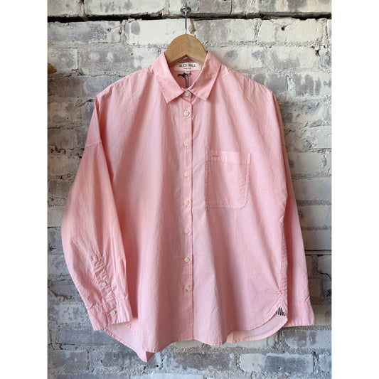 Jo Shirt in Cotton Poplin - Mary's Rose - DUNE + SALT