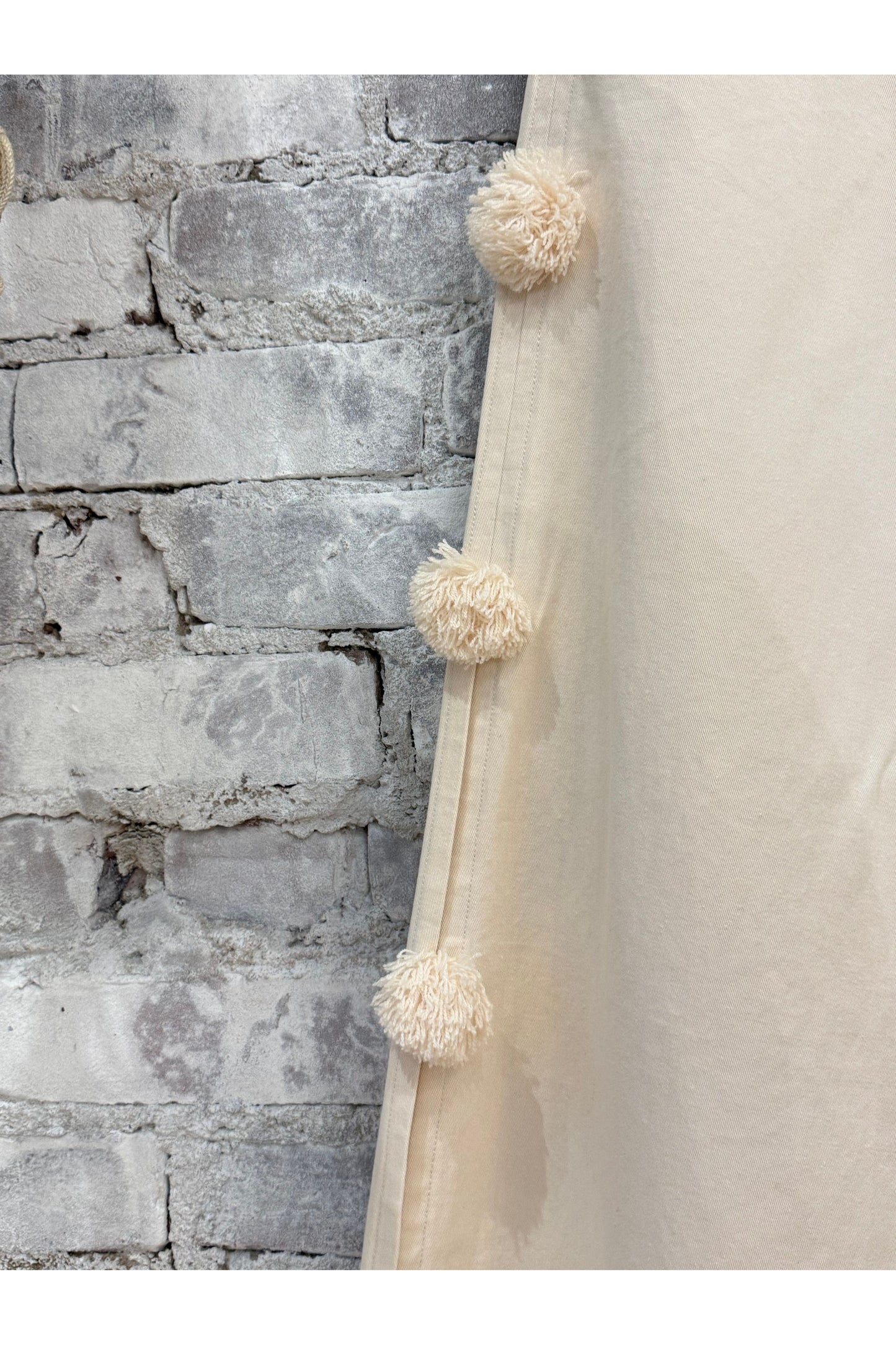 Pom Pom Trouser - Custard