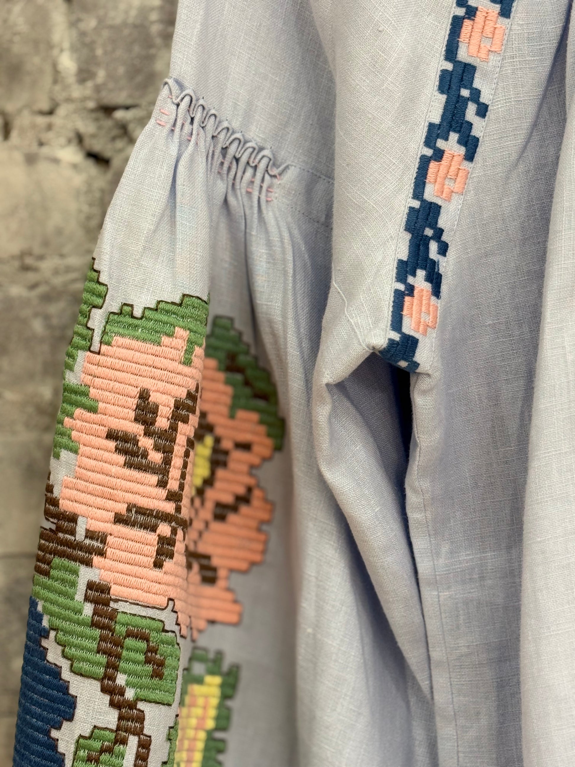 Elysian Whisper Blouse - Light Blue - DUNE + SALT