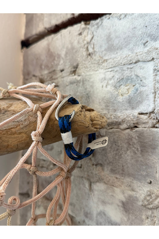 Black/Blue Nautical Fish Hook Bracelet - DUNE + SALT