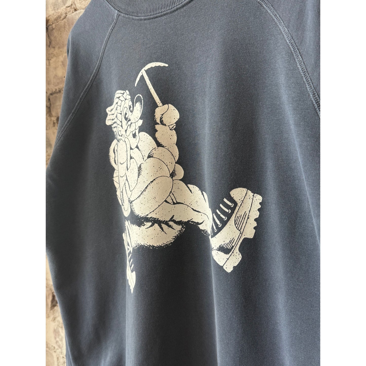 Wayne Raglan Sleeve Sweatshirt - Blue Corn - DUNE + SALT