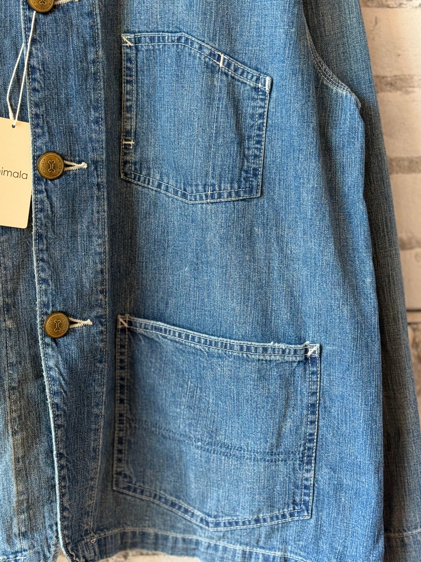 Unisex 11oz Selvedge Denim Short Chore Jacket - DUNE + SALT