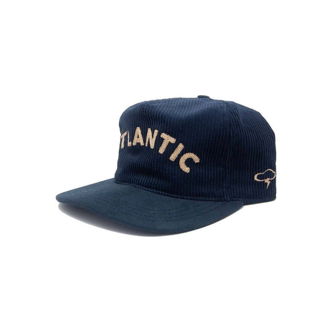 Atlantic III Strapback Cord Hat - Navy - DUNE + SALT
