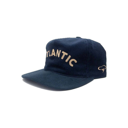 Atlantic III Strapback Cord Hat - Navy - DUNE + SALT